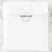 Clone Club Logo Ronde Sticker (Tas)