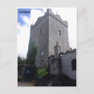 Cloonacauneen Castle, Co Galway, Ierland. Briefkaart