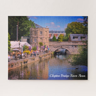Clopton Bridge en Pub Stratford Upon Avon Legpuzzel