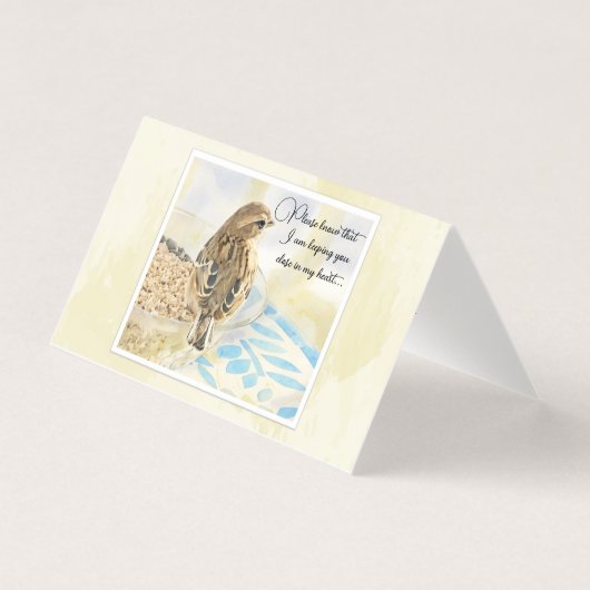 Close in my heart... Sympathy / Thinking of You (Front)