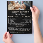 Close Shave, Mannen Barbers Adverteren Flyer (Hand)
