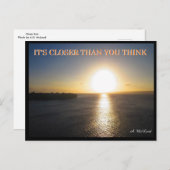 Close Sun Briefkaart - FLat Earth Meme (Voorkant / Achterkant)