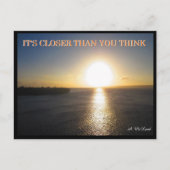 Close Sun Briefkaart - FLat Earth Meme (Voorkant)