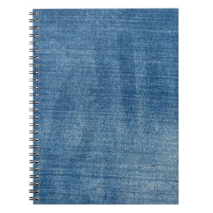 Close-up blauwe denim jeans textuur notitieboek