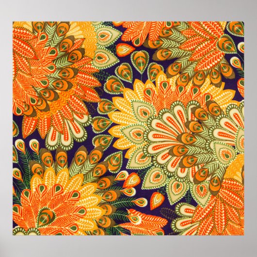 Close-up doek patroon achtergrond. poster (Voorkant)