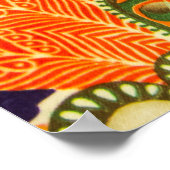 Close-up doek patroon achtergrond. poster (Hoek)