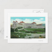 Close-up Exterior Uitzicht of Mt. Washington Hotel Briefkaart (Voorkant / Achterkant)