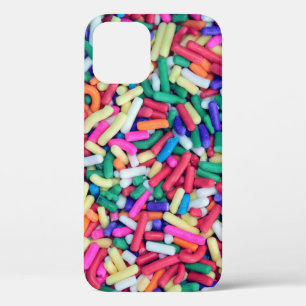 Close-up foto van decoratie in diverse kleuren iPhone 12 hoesje