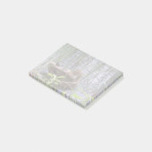 Close-up foto van een eend post-it® notes (Schuin)