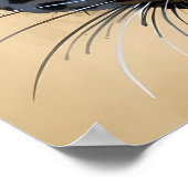 Close Up Leopard Schilderij Wildlife Art Poster (Hoek)