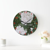 close-up Mountain Laurel Flowers Wall Clock Grote Klok (Huis)