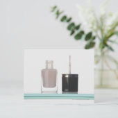 Close-up of a bottle of nail polish briefkaart (Staand voorkant)