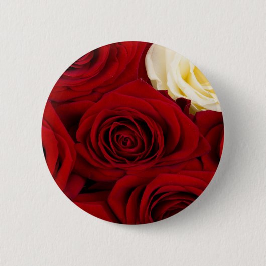 Close-up of roses ronde button 5,7 cm (Voorkant)