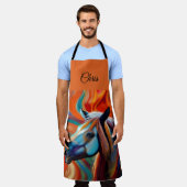 Close-up Paardenkop Schort (Gedragen)