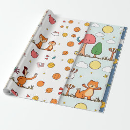 Close-Up Portrait of a Sweet-Faced Dog Cadeaupapier