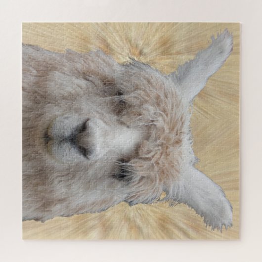 Close up Puzzle : Alpaca from Pérou (Horizontal)