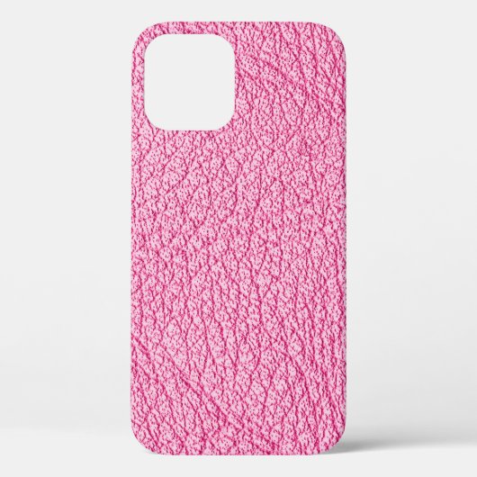 Close-up roze leer, gestructureerde achtergrond. Case-Mate iPhone case (Achterkant)