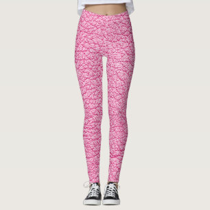 Close-up roze leer, gestructureerde achtergrond. leggings