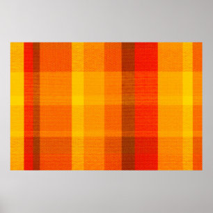 close-up textuur met een gecontroleerde doek poster
