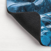 Close-up van blauwe ijsmuren muismat (Hoek)