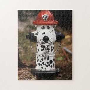 Close-up van brandkraan legpuzzel