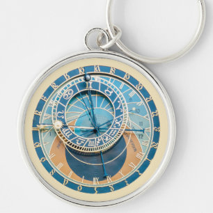 Close-up van de astronomische klok van Praag, Tsje Sleutelhanger