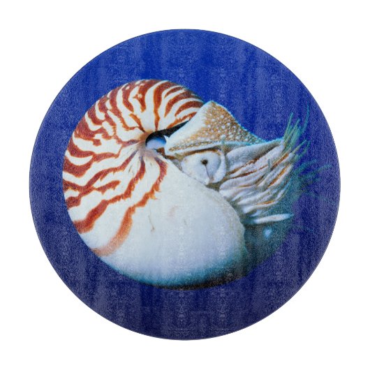 Close-up van de Nautilus Snijplank (Voorkant)