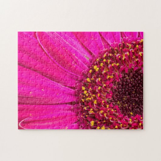 Close-up van een Gerbera-margriet Legpuzzel (Horizontaal)