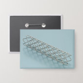 Close-up van medische stent button (Voorkant / Achterkant)