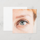 Close-up van menselijk oog (Voorkant / Achterkant)