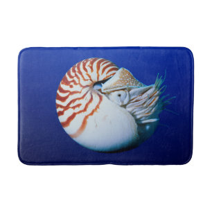 Close-up van Nautilus Badmat