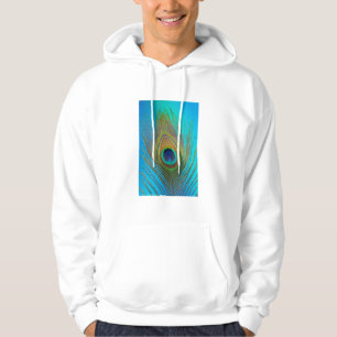 Close-up van pauwenveer hoodie