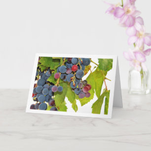Close-up van Red Grape Vine Kaart