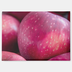 Close-up van rode appels magneet