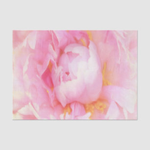 Close-up van Roze Pioen Tissuepapier