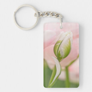 Close-up van tulp en knop sleutelhanger