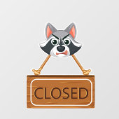 Closed Sign Window Cling Raamsticker (Vel)