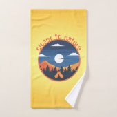 Closer to nature (Serviette à main)