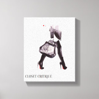 CLOSET CRITIQUE CANVAS WRAP AFDRUK