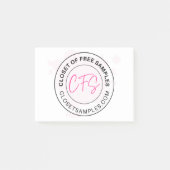 Closet of Free Samples Logo 2021 Edition Post-it® Notes (Voorkant)