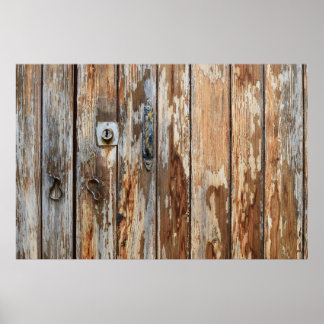 Closeup foto van bruin houten bord poster