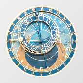 Closeup on Prague Astronomical Clock, Czech R. Raamsticker (Vel)