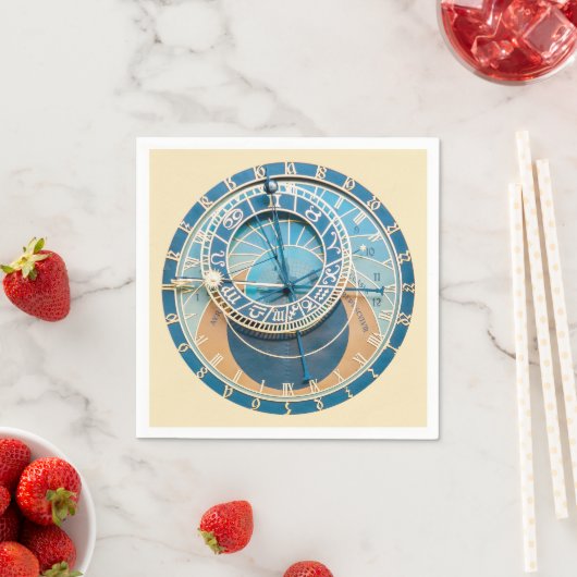 Closeup on Prague Astronomical Clock, Czech R. Servet (Insitu)