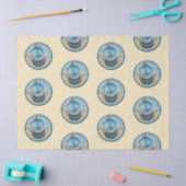 Closeup on Prague Astronomical Clock, Czech R. Tissuepapier (Craft)