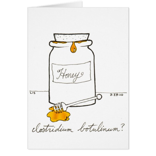 Clostridium Botulinum-kaart (Voorkant)