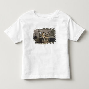 Cloth Dressers uit 'Costume of Yorkshire' engrav Kinder Shirts