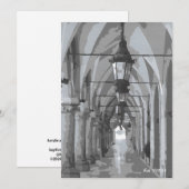 Cloth Hall Kraków, Pologne Carte Plat (Devant / Derrière)