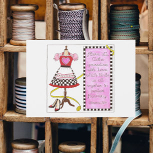 Clothe Yzelf in Love Inspirerend Briefkaart