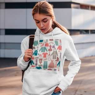 Clothes Icons Hoodie