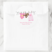 Clothesline Bébé Fille Stickers Favoriser Personna (Sac)